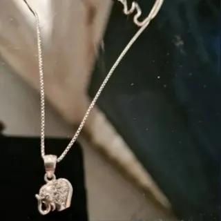 پلاک و زنجیر نقره 925