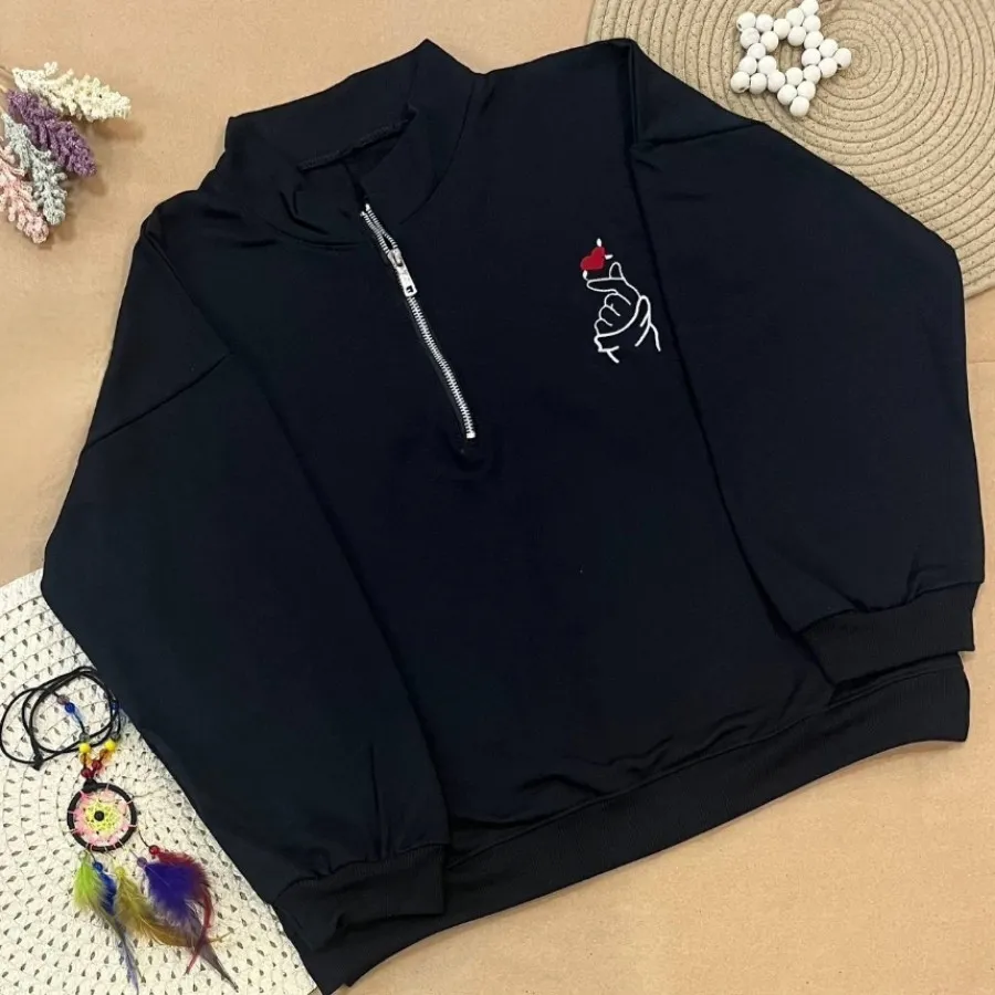 دورس باکسی نیم زیپ