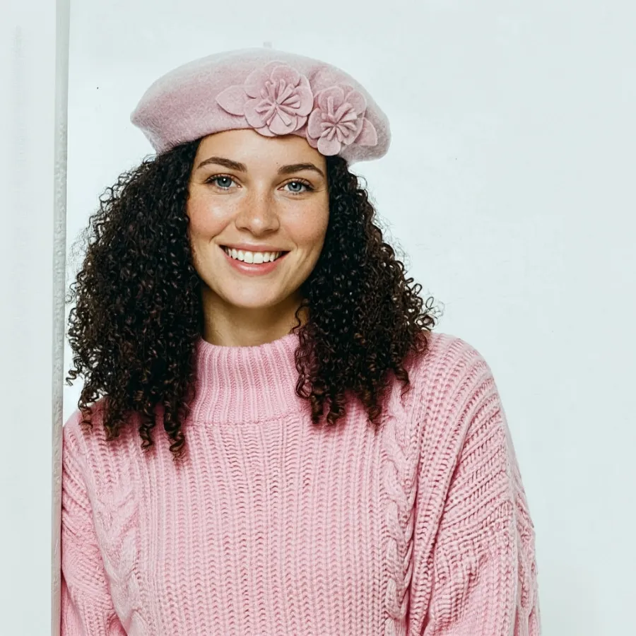 کلاه بره فرانسوی صورتی