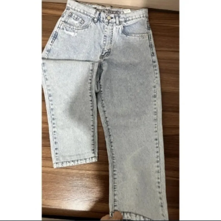 جین آبی یخی واید