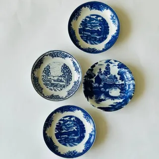 ست قلم آبی نعلبکی