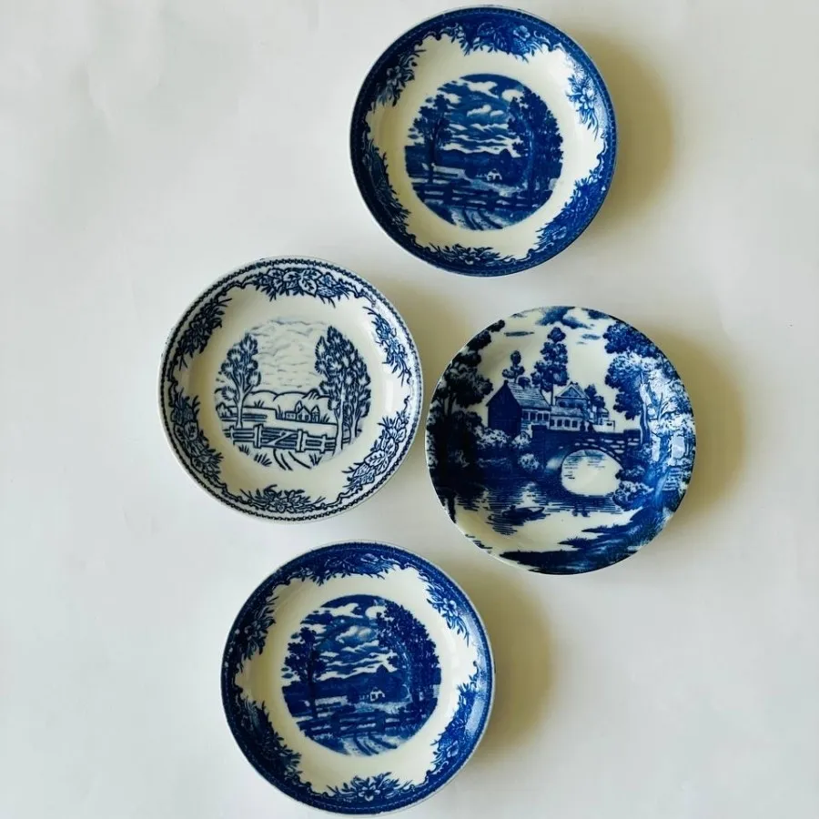 ست قلم آبی نعلبکی