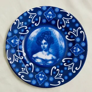 بشقاب قلم ابی ایتالیایی