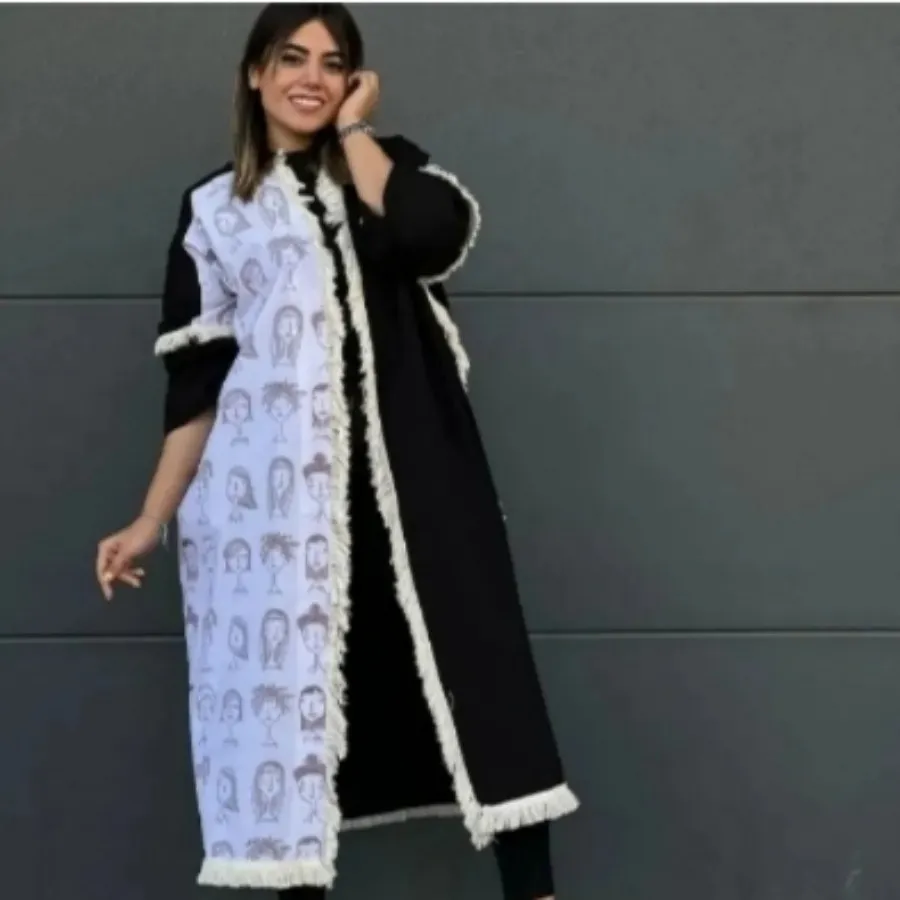 مانتو بلند لینن