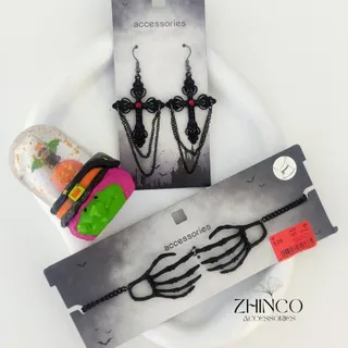 گردنبند و گوشواره هالووین