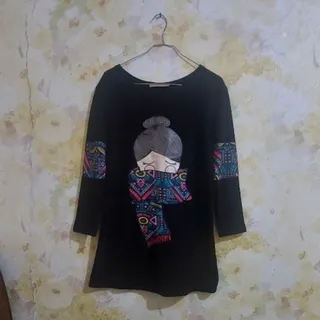 تونیک مشکی پاییزی