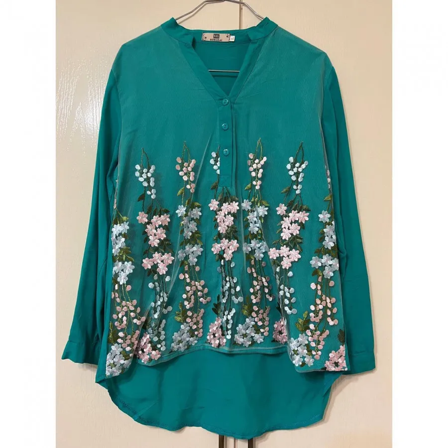 شومیز گلدوزی