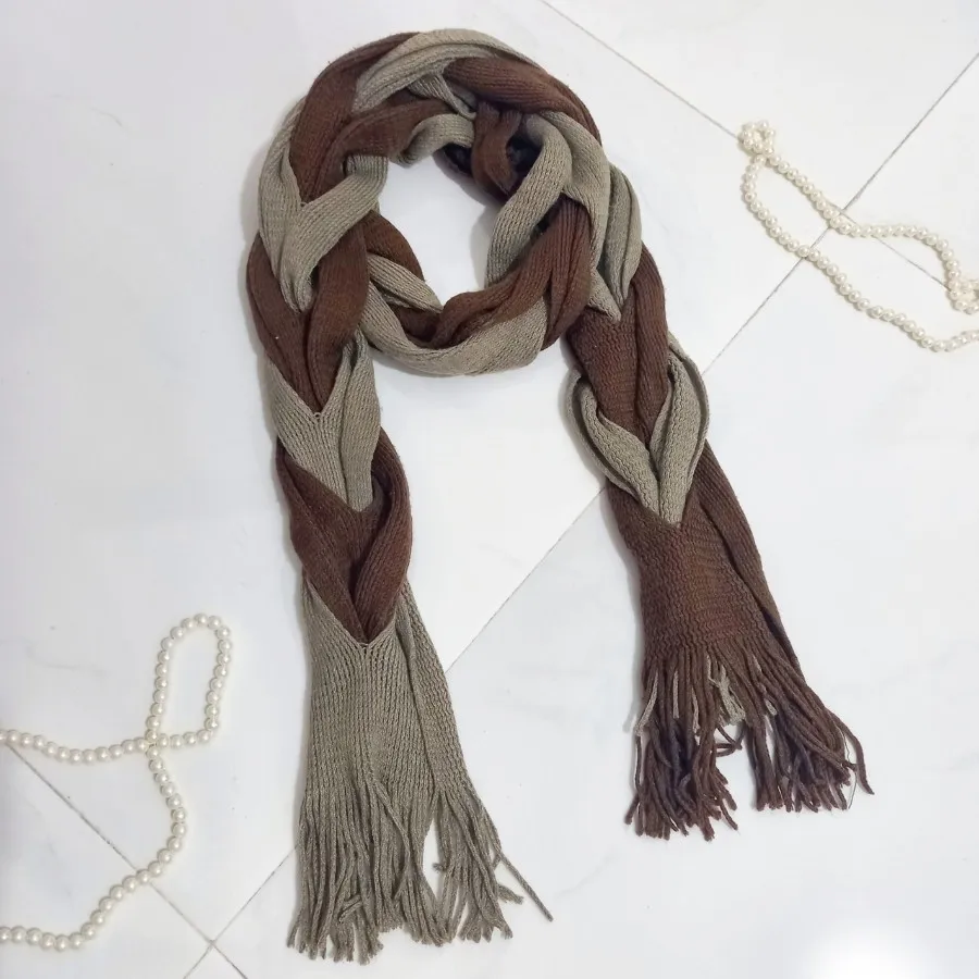 شالگردن شیک دو رنگ