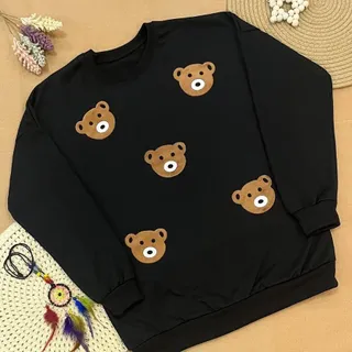 دورس یقه گرد گلدوزی تدی