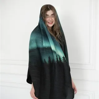 شال طرح شفق قطبی