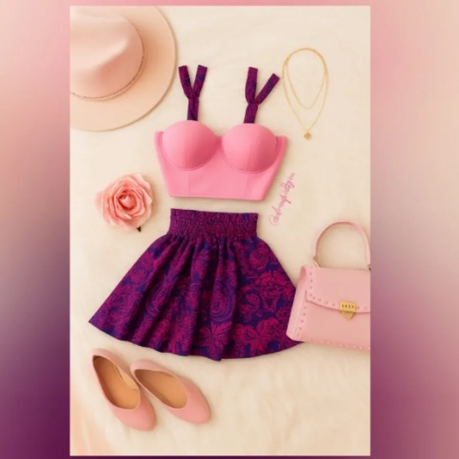 ست تاپ و دامن