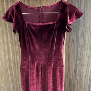 اورال مخمل زرشکی S سرهمی