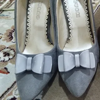 کفش مجلسی مخمل طوسی