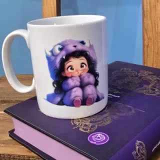 ماگ دختر بنفش