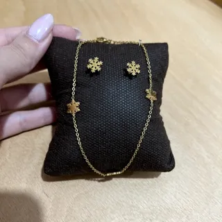 گردنبند گوشواره رنگ ثابت