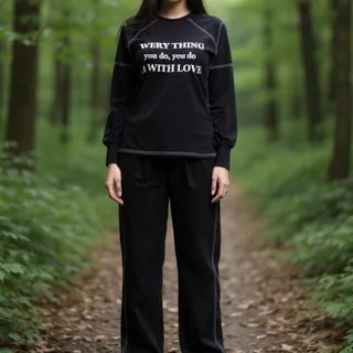 ست هودی شلوار فینگر دار