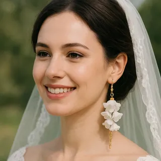 گوشواره خوشه گل