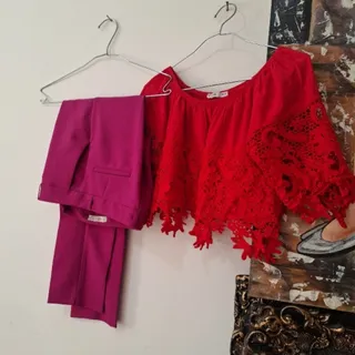 نیمتنه گیپور با شلوار