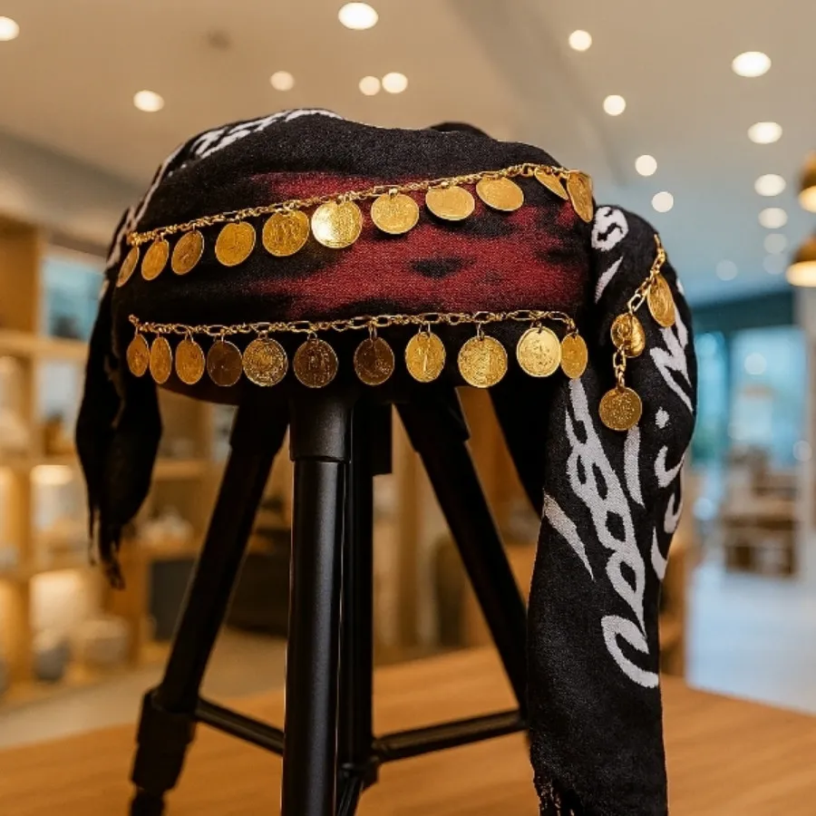 کلاه دست دوز سکه ای