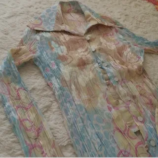 شومیز حریر پلیسه