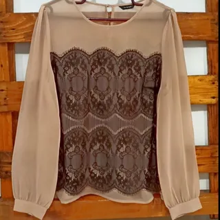 شومیز حریر گیپور