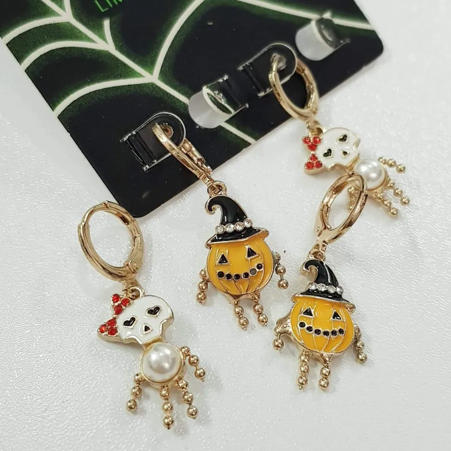 پک گوشواره قفلی هالووین