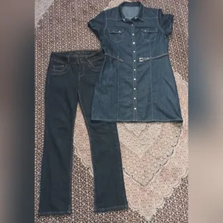 مانتو وشلوار لی خارجی
ست