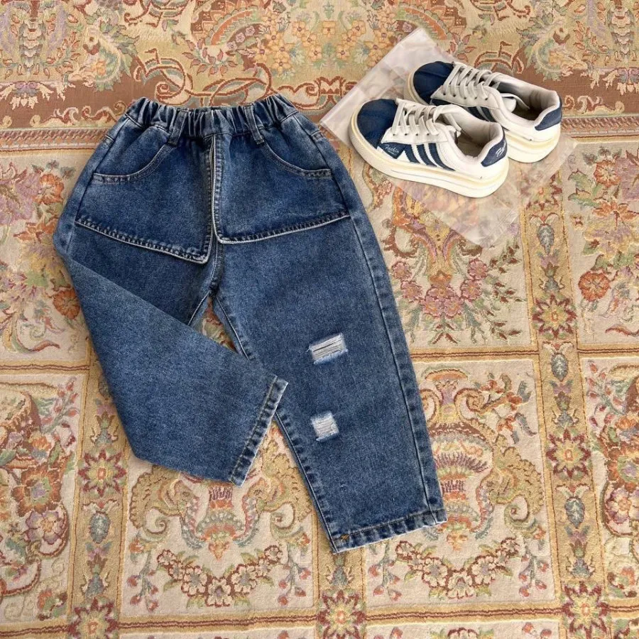 شلوار جین مام بچگونه