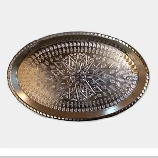 سینی مس  سفید زنجان