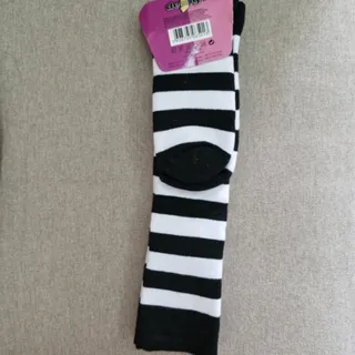 جوراب راه راه ساق بلند