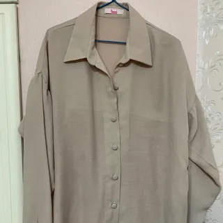 شومیز مانتویی صورتی