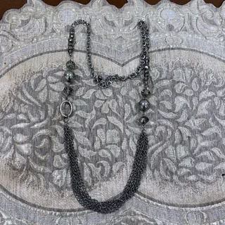 گردنبند نقره ای