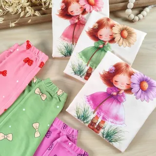 بلوز و شلوار دختر بابونه‌