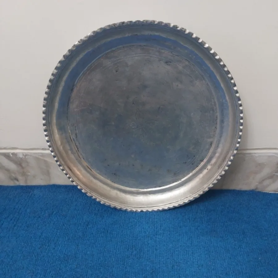 سینی مسی لبه کنگره  قدیمی