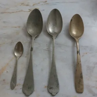 قاشق ورشو و برنجی عتیقه