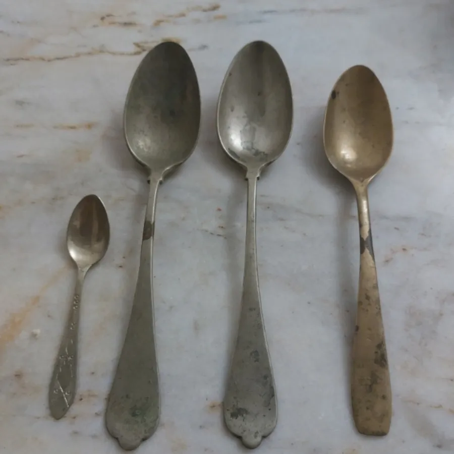 قاشق ورشو و برنجی عتیقه