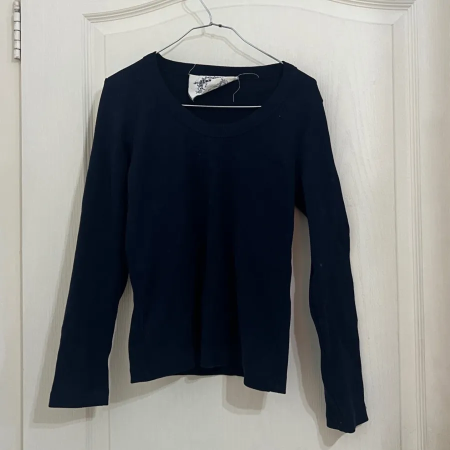 بلوز کبریتی سرمه ای