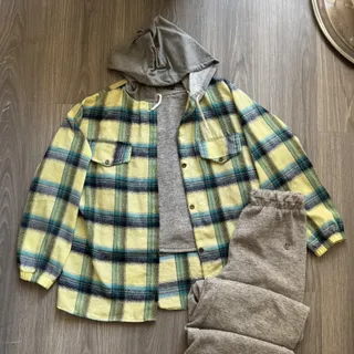 سوشرت چهارخانه 3 تیکه