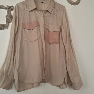 شومیز سیلک دورنگ