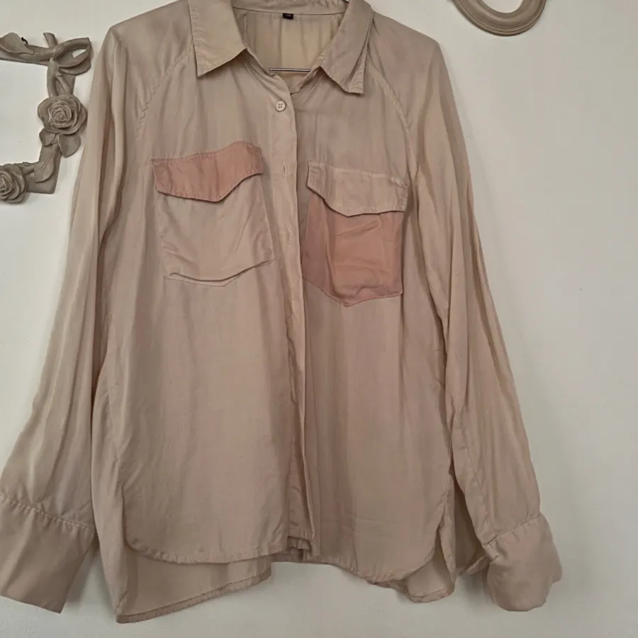 شومیز سیلک دورنگ