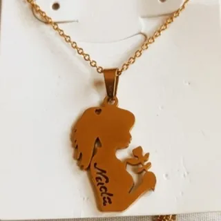 گردنبنددخترگلفروش کپی طلا