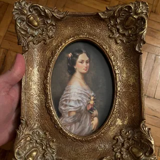 قاب عکس رزین پتینه