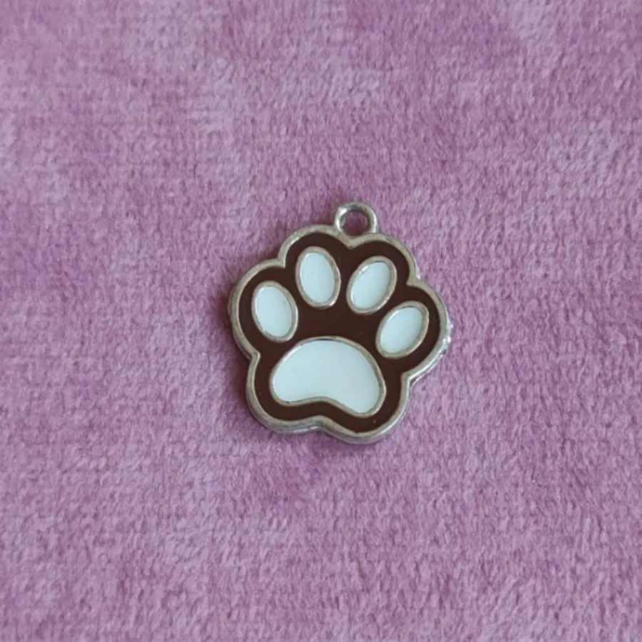 پلاک نقره پنجه سگ