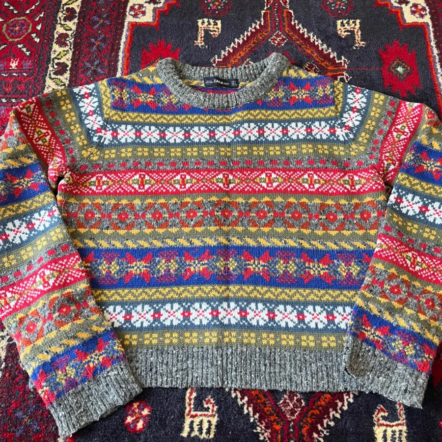 بلوز بافت رنگی