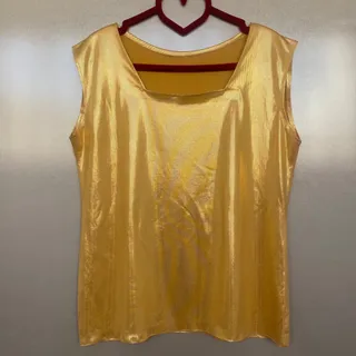 تاپ زنانه طلایی