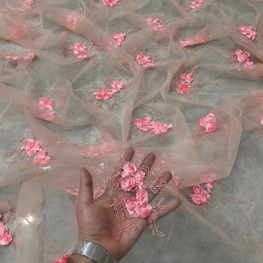 ?تور اپلیک گل برجسته شکو