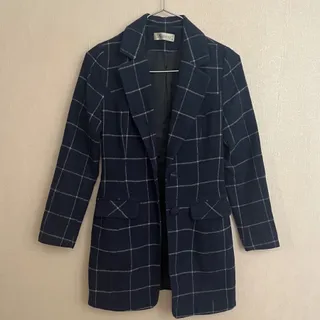 کت سورمه ای پشمی