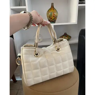 کیف صندوقی کرم برند susen