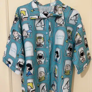 شومیز بامزه آبی