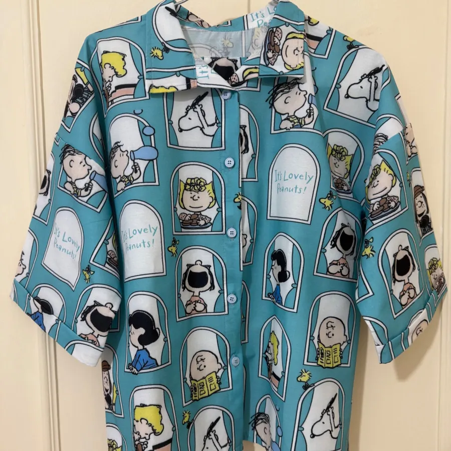 شومیز بامزه آبی